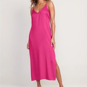 Old Navy pink slip dress with tags
